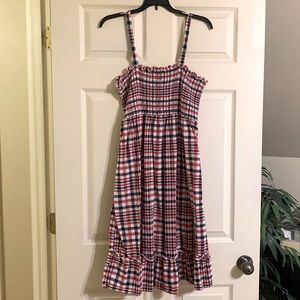 Plaid sun dress